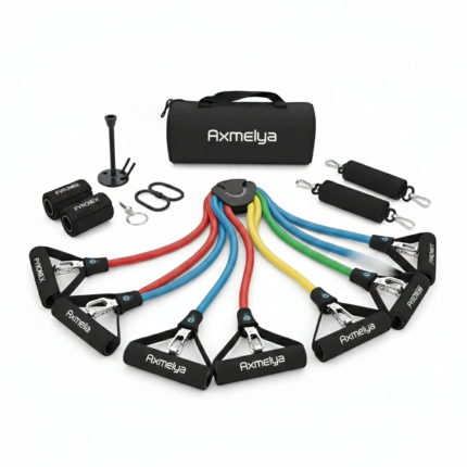 Axmelya 11-Piece Resistance Bands Set | Workout Bands with Door Anchor