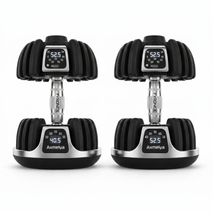 Axmelya Adjustable Dumbbells Set | 5-52.5 lbs Steel Weights for Home Gym